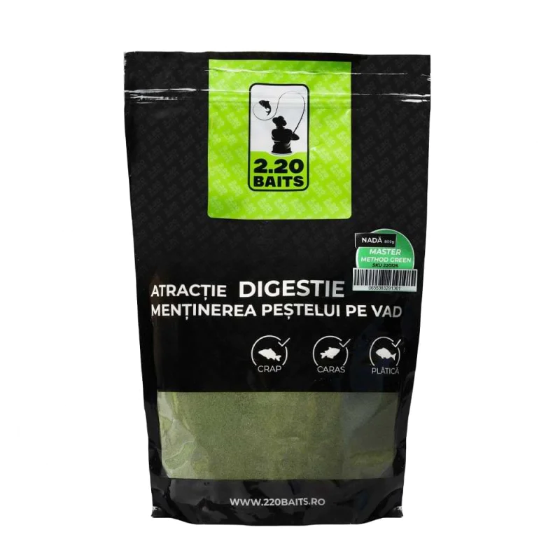 Захранка 2.20 Baits Nada Master Method Green 800 gr