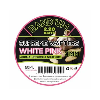 2.20 Baits Supreme Band'um Wafters White - Pink Garlic & N-Butyric 4 mm 50 ml