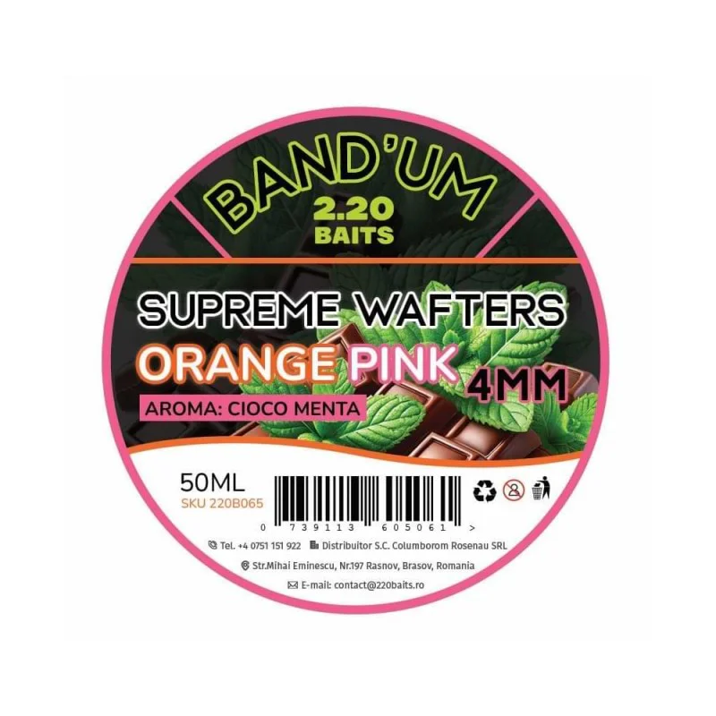 2.20 Baits Supreme Band'um Wafters Orange - Pink Choco & Mint 4 mm 50 ml