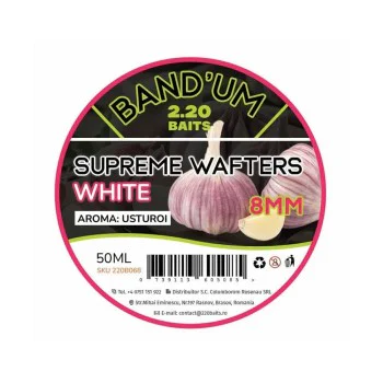 2.20 Baits Supreme Band'um Wafters White Garlic 8 mm 50 ml