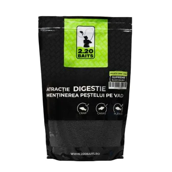 Метод пелети 2.20 Baits Pelete Black Hallibut 2 mm 800 gr