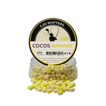 Критично балансирани дъмбели 2.20 Baits Wafter 6 mm Cocos - Banane 50 ml