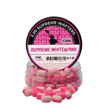 Критично балансирани дъмбели 2.20 Baits Wafter Supreme 10 mm White & Pink Secret 50 ml