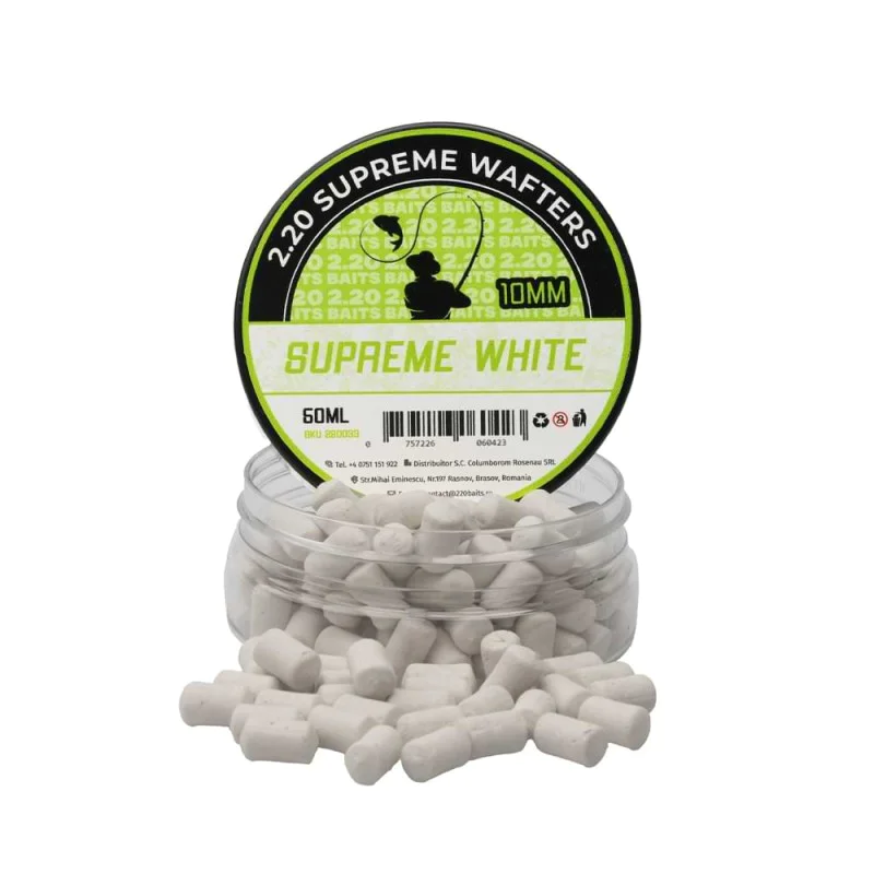 Критично балансирани дъмбели 2.20 Baits Wafter Supreme 10 mm White Secret 50 ml
