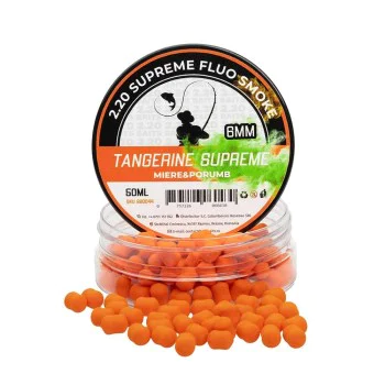 Пушещи критично балансирани дъмбели 2.20 Baits Wafter Supreme Fluo Dark Orange Honey & Corn 6 mm 50 ml