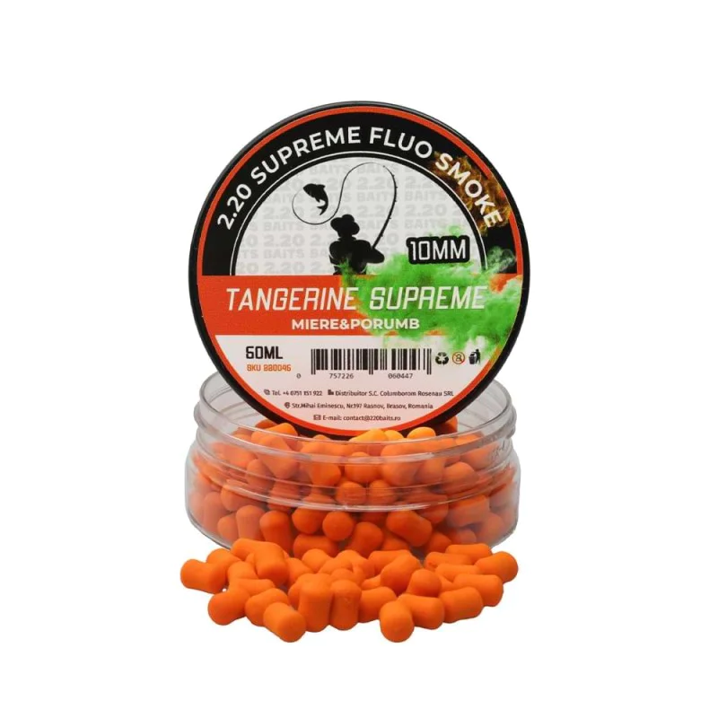 Пушещи критично балансирани дъмбели 2.20 Baits Wafter Supreme Fluo Dark Orange Honey & Corn 10 mm 50 ml