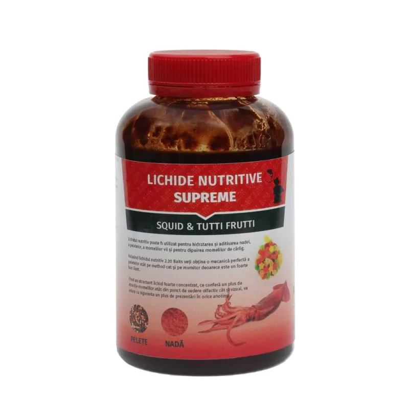 Атрактант - дип 2.20 Baits Nutritive Liquid Supreme Squid & Tutti Frutti 250 ml