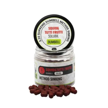 Дъмбели за стръв 2.20 Baits Supreme Method Sinking Dumbell Solubile 6 mm Squid & Tutti Frutti 100 ml