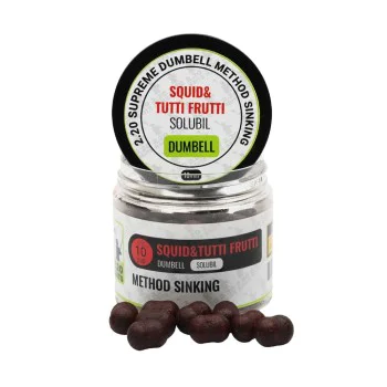 Дъмбели за стръв 2.20 Baits Supreme Method Sinking Dumbell Solubile 10 mm Squid & Tutti Frutti 100 ml