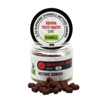 Дъмбели за стръв 2.20 Baits Supreme Method Sinking Dumbell Hard 6 mm Squid & Tutti Frutti 100 ml