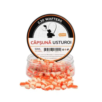 2.20 Baits Wafter White - Orange Strawberry & Garlic 6 mm 50 ml