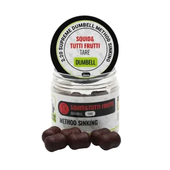 Дъмбели за стръв 2.20 Baits Supreme Method Sinking Dumbell Hard 14 mm Squid & Tutti Frutti 100 ml