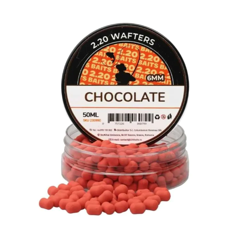 Критично балансирани дъмбели 2.20 Baits Wafter Orange Chocolate 6 mm 50 ml