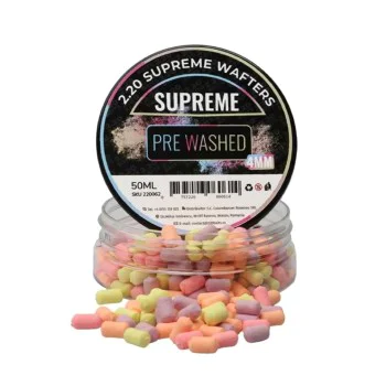 Критично балансирани дъмбели 2.20 Baits Wafter Supreme Pre Washed 4 mm Secret 50 ml