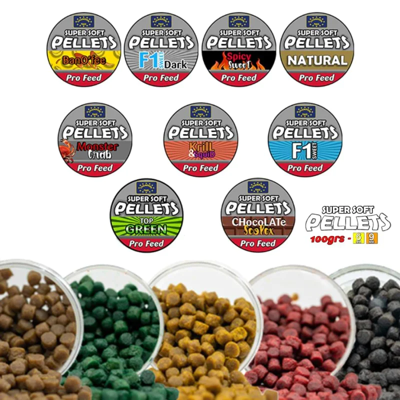 Меки пелети CHAMPION FEED Super Soft Pellets 6mm 100g