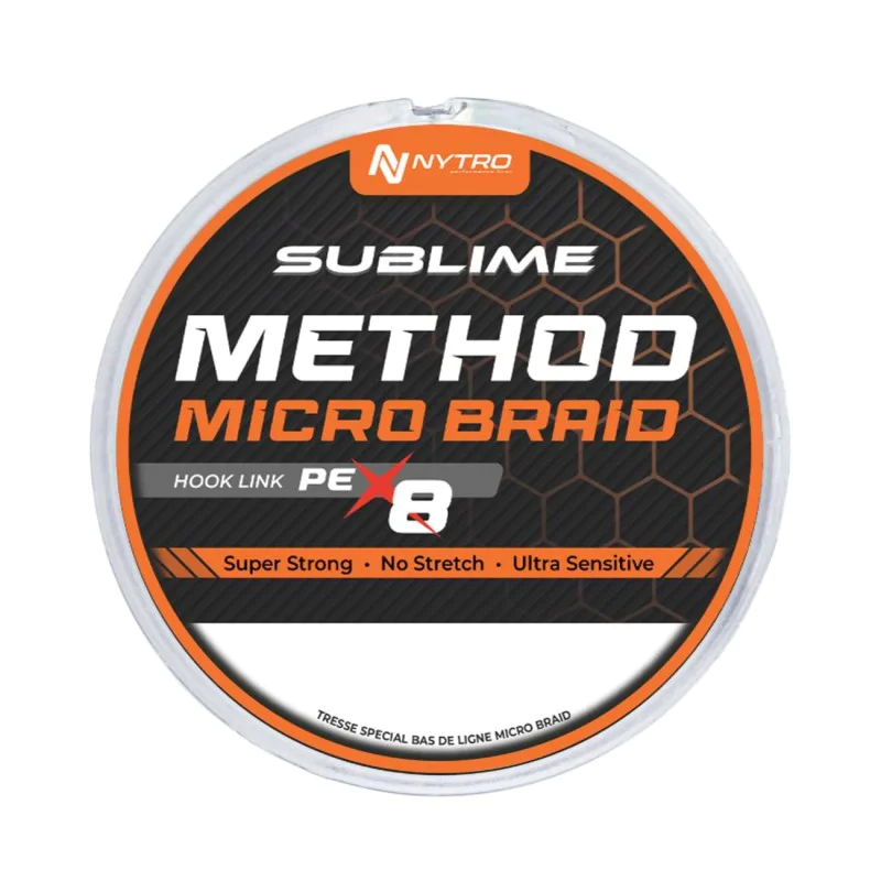 Плетено влакно за повод NYTRO SublimeX8 Method Micro Braid 50m