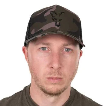 Шапка FOX Black Camo Trucker Cap