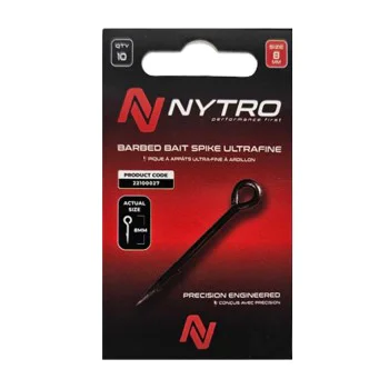 Щифт за стръв NYTRO Barbed Bait Spike Ultrafine 0.4x8mm