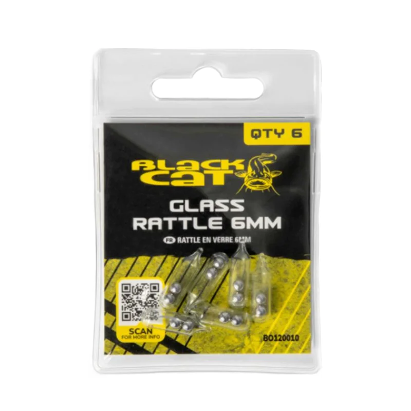 Стъклени тракалки BLACK CAT Glass Rattle 6mm