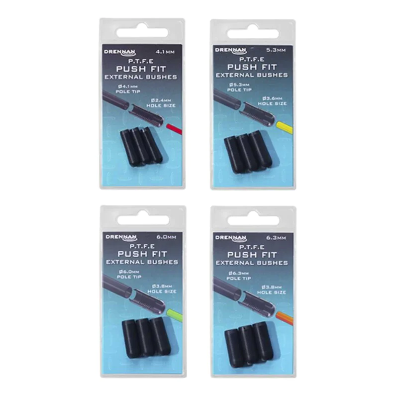 Втулка за връх на щека DRENNAN PTFE Push Fit External Bushes