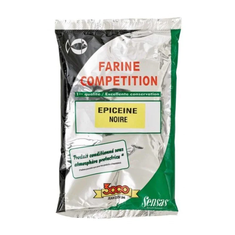 Галета за риболов SENSAS 3000 Super Epiceine Noire 700g