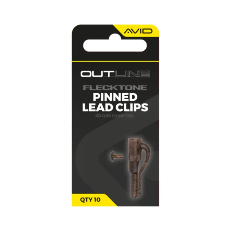Клипсове AVID CARP Outline FleckTone Pinned Lead Clips