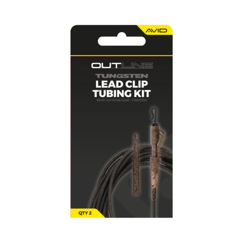 Комплект с волфрамов шлаух за монтаж AVID CARP Outline Lead Clip Tungsten Tubing Kit