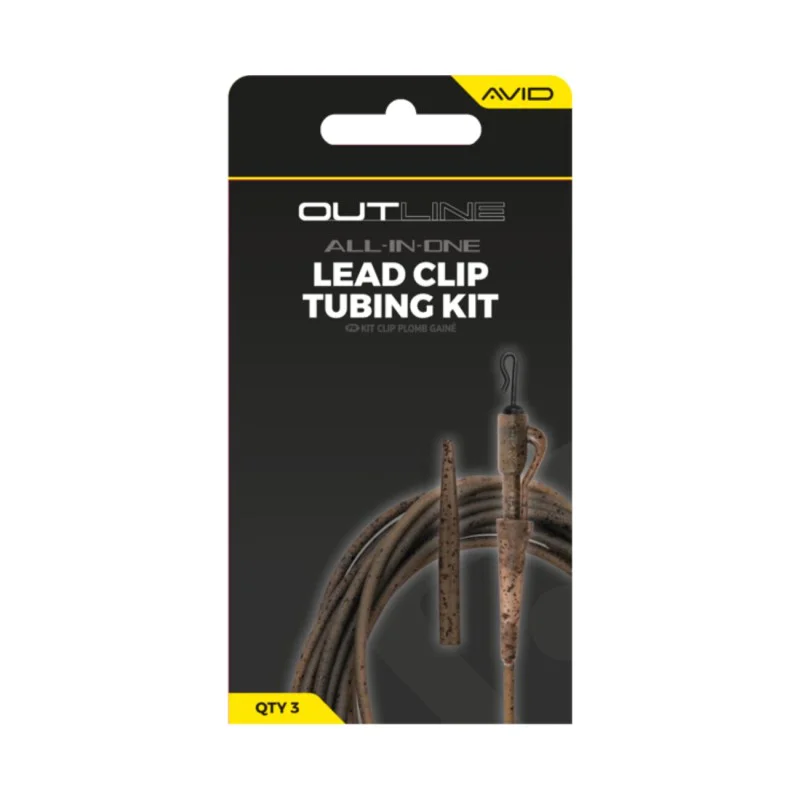 Комплект за монтаж с клипс AVID CARP Outline Lead Clip Tubing Kit