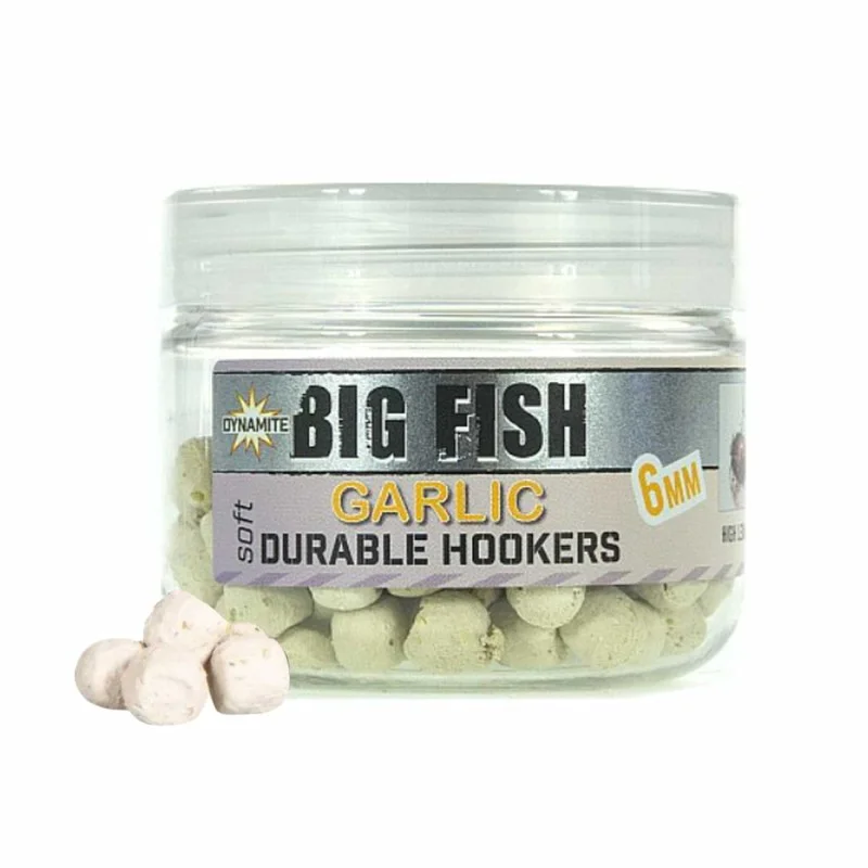 Меки пелети за стръв DYNAMITE BAITS Durable Hook Pellets 6mm Garlic