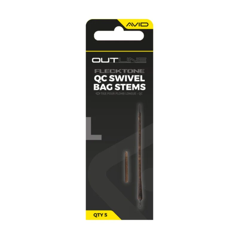 Монтаж за PVA торбичка AVID CARP Outline FleckTone Long Bag Stem - QC