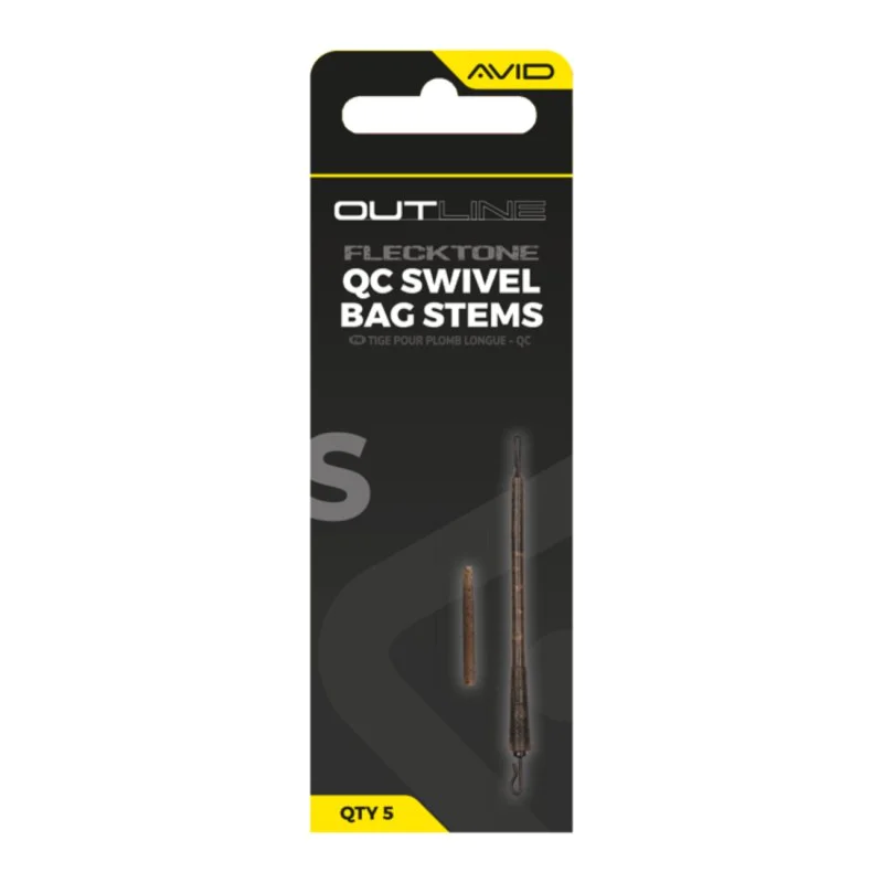 Монтаж за PVA торбичка AVID CARP Outline FleckTone Short Bag Stem - QC