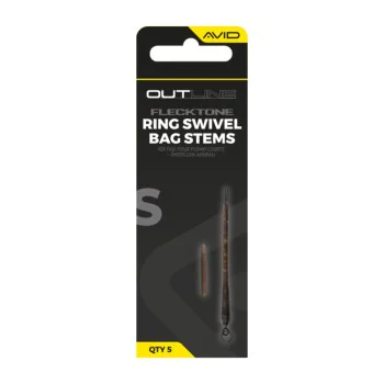 Монтаж за PVA торбичка AVID CARP Outline Short Bag Stem - Ring Swivel
