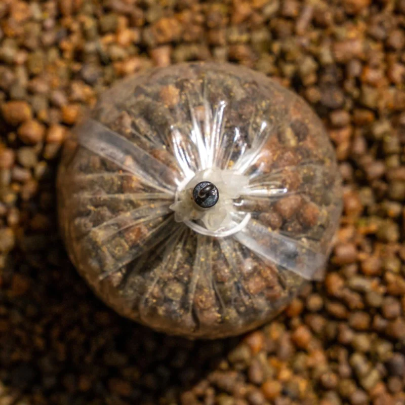 Монтаж за PVA торбичка AVID CARP Outline Short Bag Stem - Ring Swivel