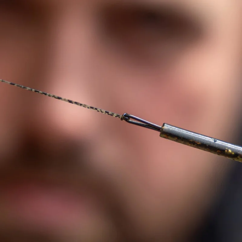 Монтаж за PVA торбичка AVID CARP Outline Short Bag Stem - Ring Swivel