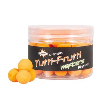 Неутрални топчета за стръв DYNAMITE BAITS N-Ticers Tutti-Frutti Wafters 14mm