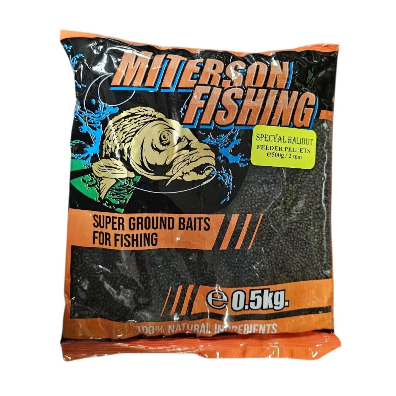 Пелети за фидер риболов MITERSON Special Halibut Feeder Pellets 2mm 500g