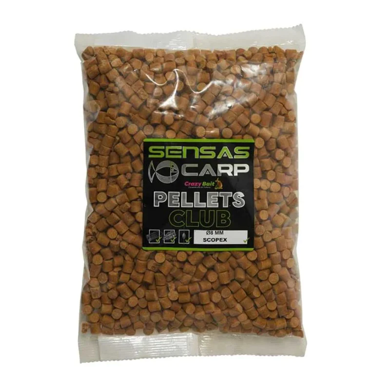 Пелети SENSAS Pellet Club Scopex 8mm 1kg