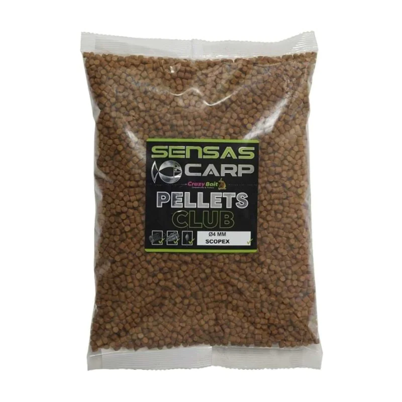 Пелети SENSAS Pellet Club Scopex 4mm 1kg