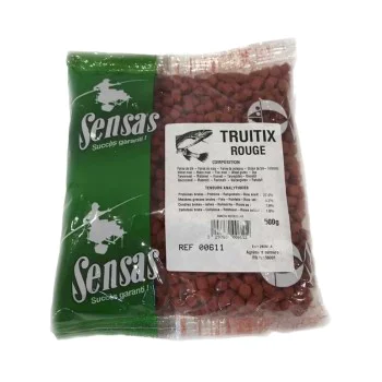 Пелети за пъстърва SENSAS Truitix Rouge 500g