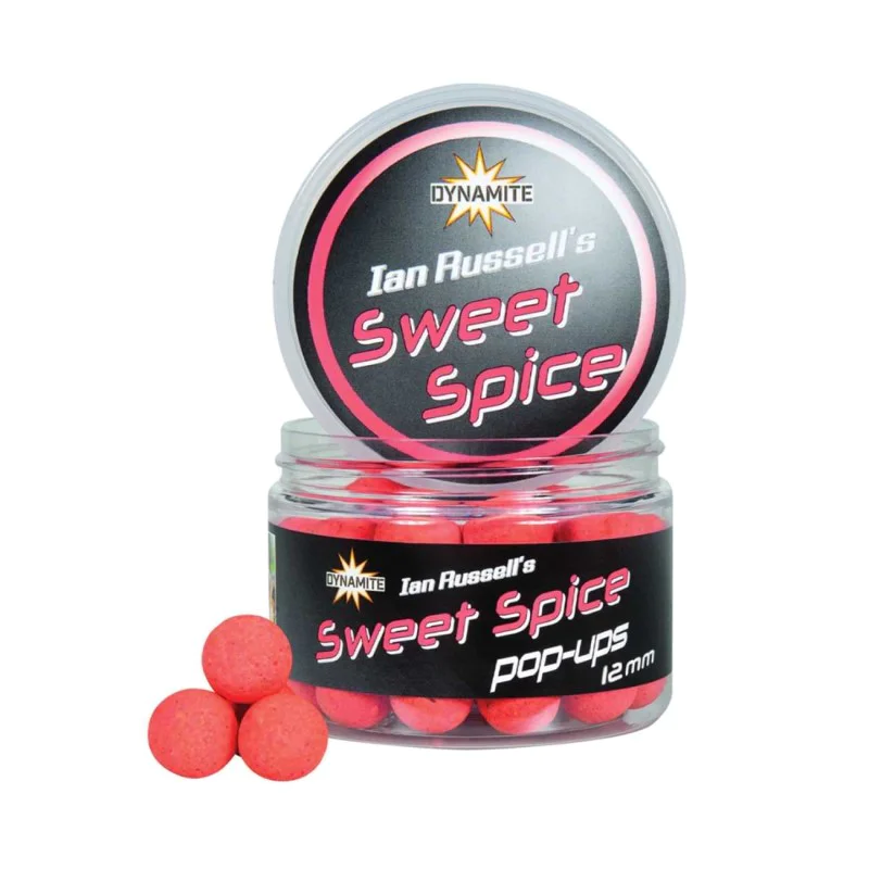 Плуващи топчета DYNAMITE BAITS Ian Russells Pop-Ups Sweet Spice 12mm