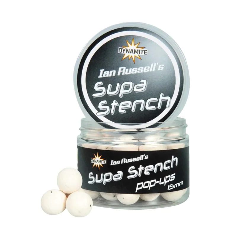 Плуващи топчета за стръв DYNAMITE BAITS Ian Russells Pop-Ups Supa Stench 15mm