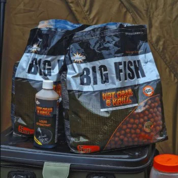 Протеинови топчета DYNAMITE BAITS Big Fish Hot Crab and Krill Boilie 5kg