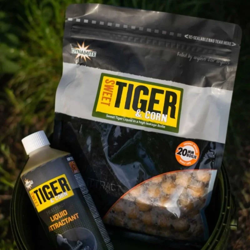 Протеинови топчета DYNAMITE BAITS Big Fish Sweet Tiger and Corn 5kg