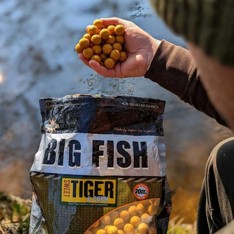 Протеинови топчета DYNAMITE BAITS Big Fish Sweet Tiger and Corn 5kg