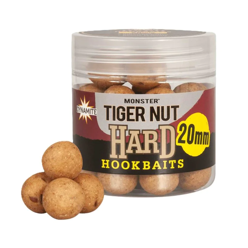 Протеинови топчета за стръв DYNAMITE BAITS Monster Tiger Nut Hard Hook Baits 20mm