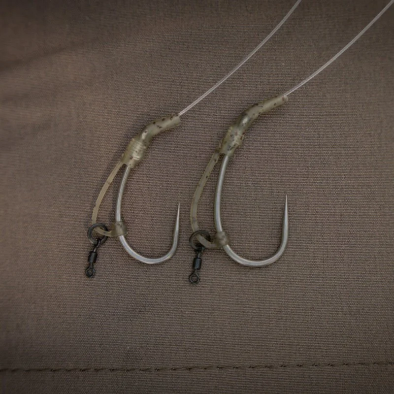 Шаранджийски монтаж AVID CARP Outline FleckTone D-Rig Kicker XL