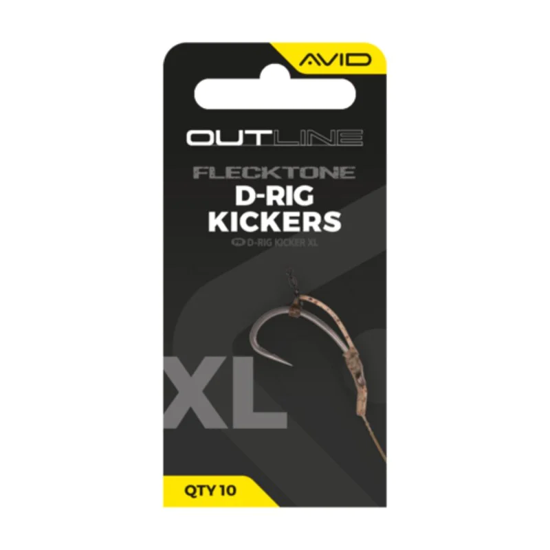 Шаранджийски монтаж AVID CARP Outline FleckTone D-Rig Kicker XL