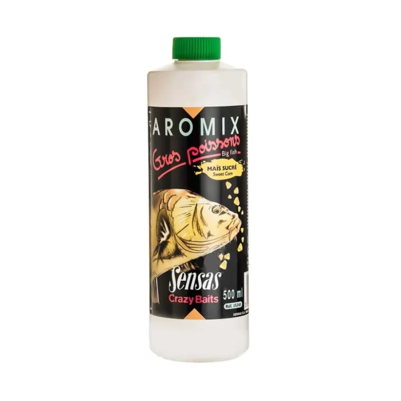 Течен ароматизатор SENSAS Aromix Gross Poissons Mais 500 ml