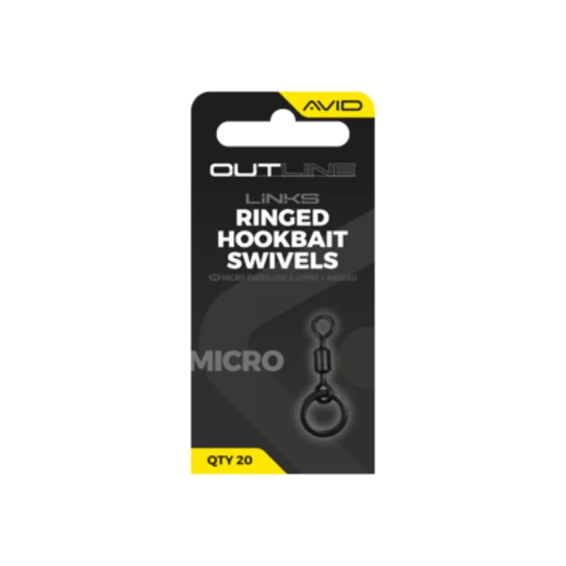 Вирбел AVID CARP Outline Micro Ringed Hookbait Swivel