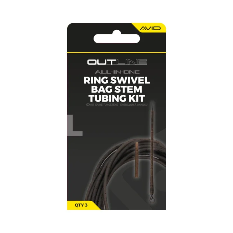 Монтаж с волфрамов шлаух AVID CARP Outline Bag Stem Tubing Kit Ring Swivel